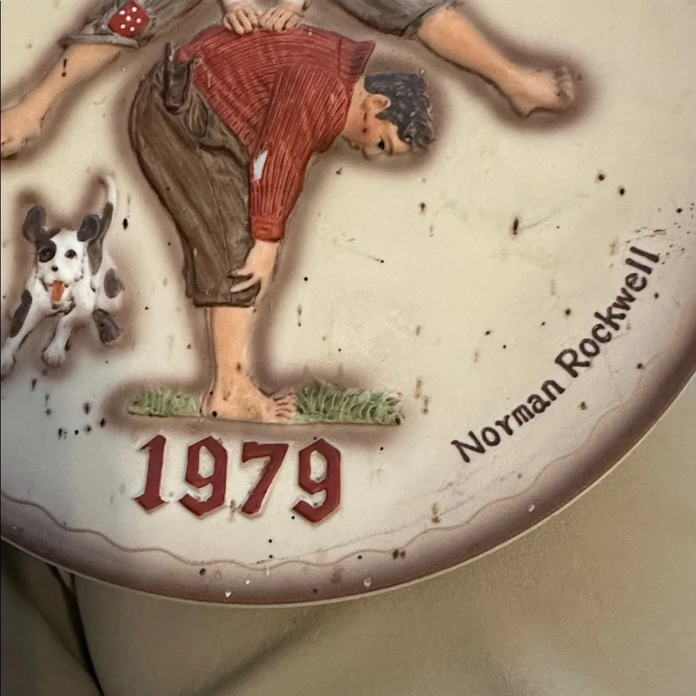 VINTAGE -1979 Norman Rockwell Collector's Plate